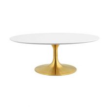 Club Lobby Coffee Table, Metal Steel Wood, Gold White