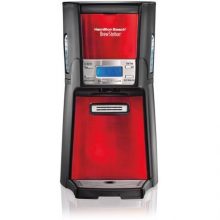 Hamilton Beach BrewStation 12-Cup Dispensing Coffeemaker Candy Apple Red