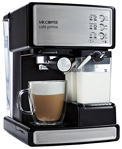 Mr.Coffee Cafe Barista Espresso and Cappuccino Maker Silver 100V Coffee Machine