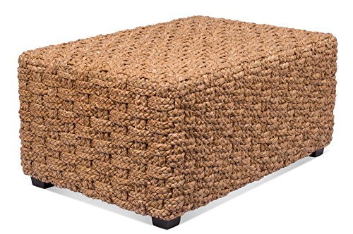 HOME Checkered Weave Seagrass Coffee Table