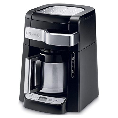 Delonghi 10 Cup Programmable Auto Drip Coffee Maker with Thermal Carafe