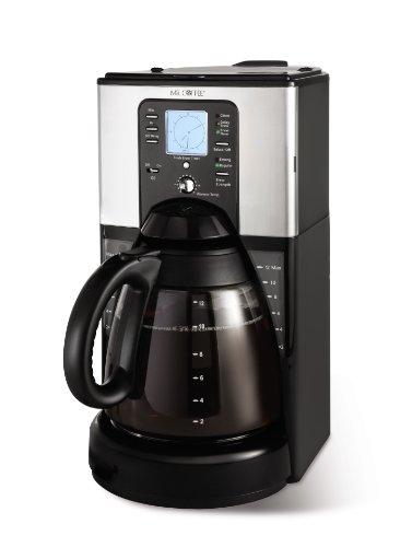 Mr. Coffee Performance Brew 12-Cup Programmable Coffee Maker, Stainless Steel