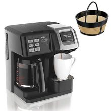 Hamilton FlexBrew Programmable Coffee Maker & Cupcake Permanent Coffee Filter