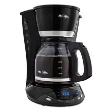 Mr. Coffee 12-Cup Programmable Coffeemaker, Black