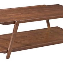 Rectangular Coffee Table, Walnut Brown