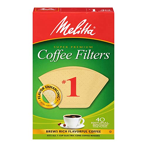 Super Premium Cone Coffee Filters, Natural Brown, 40 Count (Pack of 12)