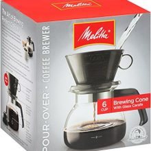 Melitta 6-Cup Pour-Over Coffee Brewer w/ Glass Carafe