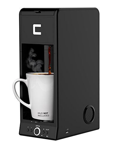 Coffee Maker K-Cup BUZZ Brewer with Bluetooth Enabled Speaker System