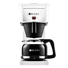 BUNN GRW Velocity Brew 10-Cup Home Coffee Brewer, White