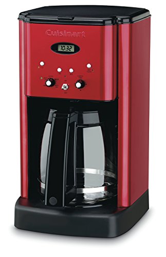 Cuisinart 12 Cup Brew Central Coffee Maker, Metallic Red
