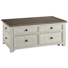 Coffee Table with Lift Top, Two-Tone