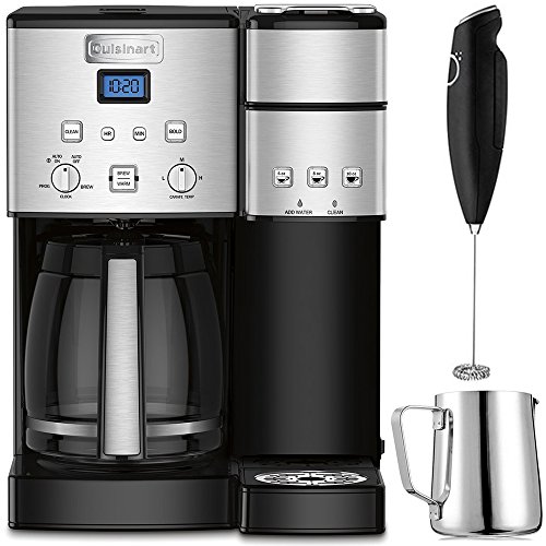Cuisinart 12-Cup Coffee Maker and Single-Serve Brewer Stainless Steel