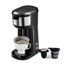 HAMSWAN K Cup Coffee Maker for K-Cup Pod & Ground Coffee