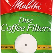 Melitta Disc Coffee Filters for Percolators, White (3.5-Inch Discs) 100 Count (Pack of 24)