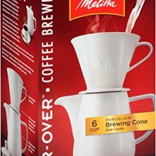 Melitta 6 Cup Pour-Over Coffee Brewer w/Porcelain Carafe