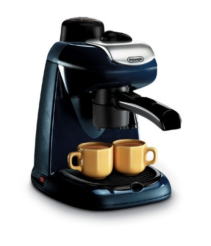 Delonghi EC7 4-Cup Cappuccino and Coffee Maker, 220-Volts