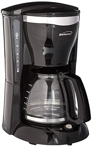 Brentwood RA30856 Appliances TS-217 12-Cup Coffee Maker, standard, Black