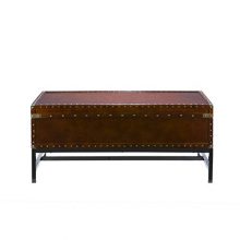 Storage Cocktail Coffee Table, Espresso Finish