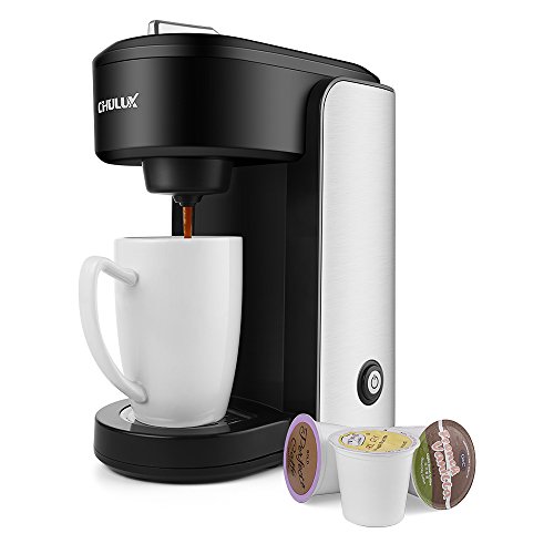 CHULUX Single Serve Coffee Maker, Stainless Steel Coffee Brewer