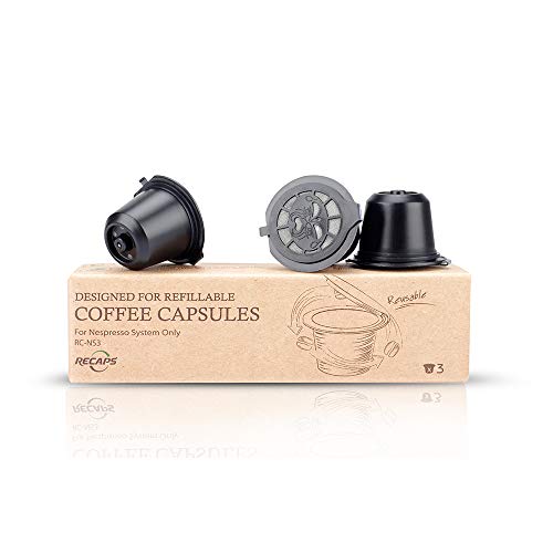 Coffee Pods Reusable Capsules Compatible with Nespresso