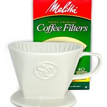 Ceramic Pour Over Coffee Dripper and Single Serve Brewer