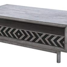 Contemporary Urban Design Rectangular Coffee Table, Grey