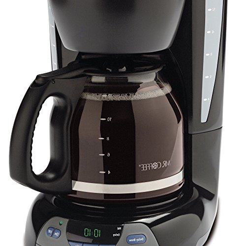 Mr. Coffee Simple Brew 12-Cup Coffee Maker, Black