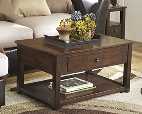 Marion Lift Top Coffee Table - 1 Drawer and 1 Fixed Shelf