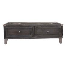 Todoe Coffee Table with Lift Top, Dark Gray