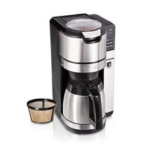 Programmable Coffee Maker with Built-In Auto-Rinsing Beans