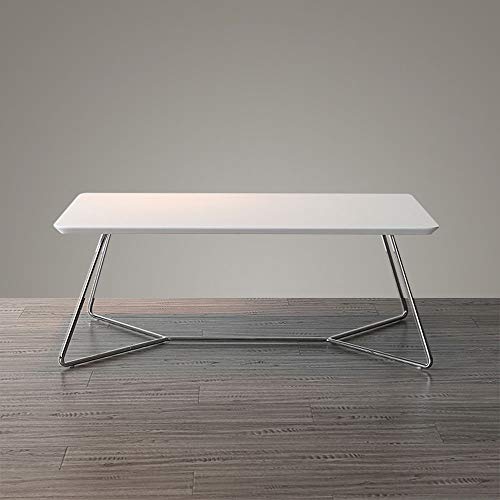Office White Rectangular Small Coffee Tabl