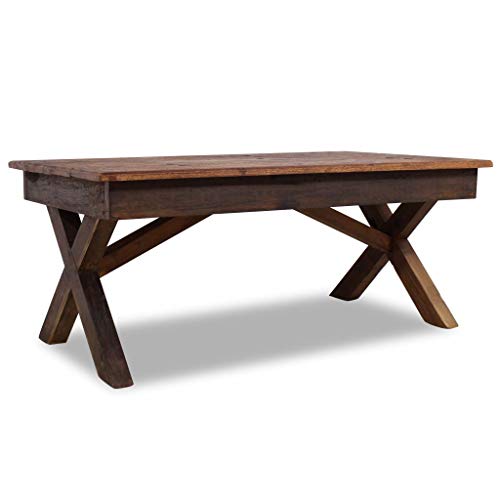 Accent Durable Coffee Table Solid Reclaimed Wood