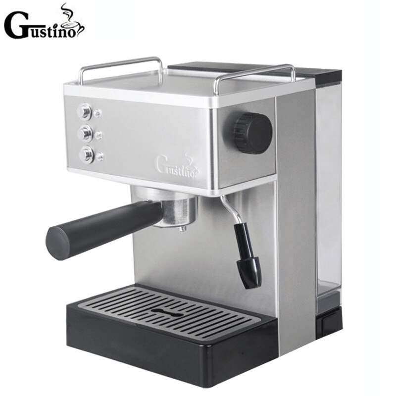 Gustino 19Bar Semi Automatic Coffee Maker Espresso Machine With Froth Milk Stainless Steel 304 Housing For Home Or Office Using
