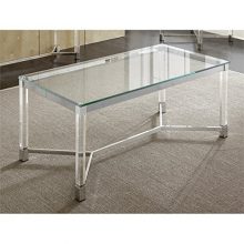 Steve Silver Coffee Table with Acrylic Legs