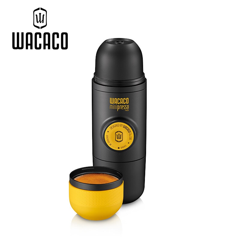 2018 Yellow Design Manual Coffee Maker Hand Pressure Portable capsules coffee machine for Nespresso Capsules