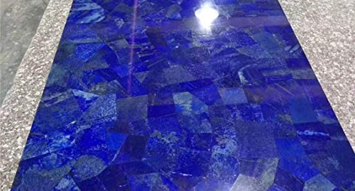 24 Inches Square Shape Marble Sofa Table Top Lapis