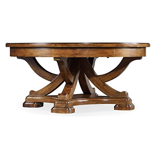 Hooker Furniture Tynecastle 44" Round Coffee Table in Medium Wood