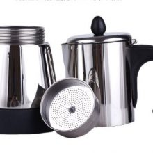 Pod coffee maker Domestic espresso Italian coffee pot European plug-in convenient stainless 304 electric mocha pot