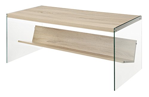 Convenience Concepts Soho Coffee Table, Weathered White