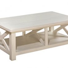 Rectangle Cocktail Table Madaket White Finish