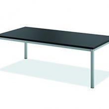 HON Metal Leg Coffee Table, Black