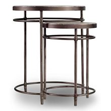 Hooker Furniture Saint Armand 2 Piece Nesting Table Set in Light Wood