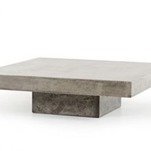 Ellis Collection Modern Style Concrete Living Room Coffee Table