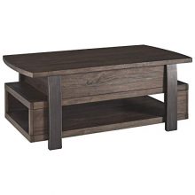 Vailbry Lift Top Coffee Table, Brown