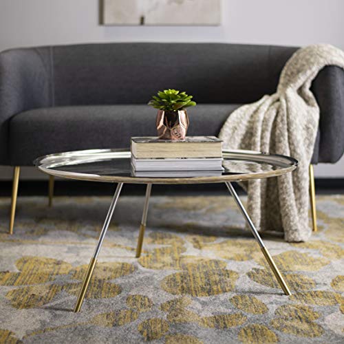 Safavieh Home Collection Vanna White Lift-Top Coffee Table, Silver/Gold