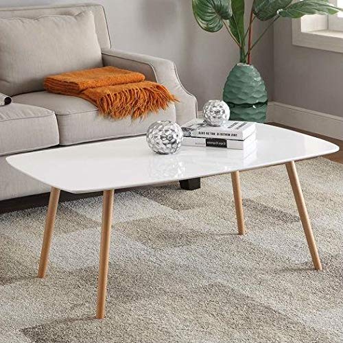 Top Mid-Century Coffee Table with Solid Wood Legs
