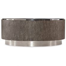 Hooker Furniture Storia 42" Round Coffee Table in Medium Wood