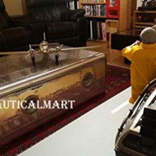Aviator Coffee Table Vintage Aluminum