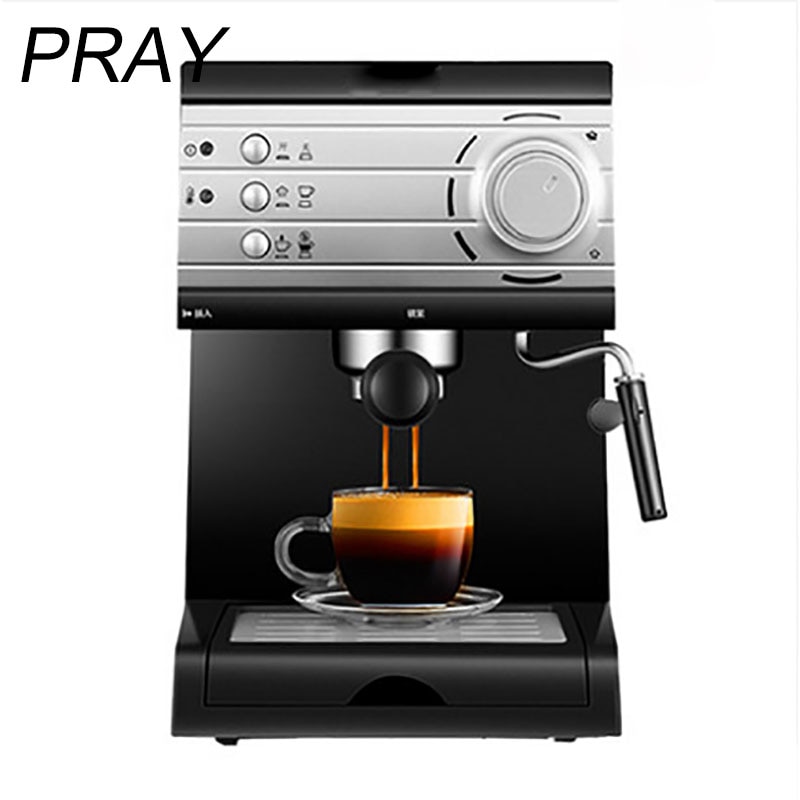 PRAY 1.5L 220V 2 cups Italian automatic steam making Milk blisters pump pressure type emi-automatic easy use coffee maker