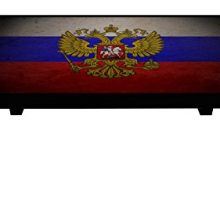 Probest Russia Flag Coffee Table, Flag Coffee Table